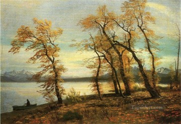 風景 Painting - メアリー湖 カリフォルニア州アルバート・ビアシュタットの風景